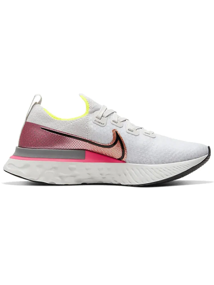 Беговые кроссовки (WMNS) Nike React Infinity Run 'Pink Blast' — изображение 2 из 6, серебряный