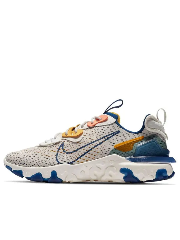 Кроссовки реагируют на зрение Nike — изображение 1 из 4, белый/синий/желтый