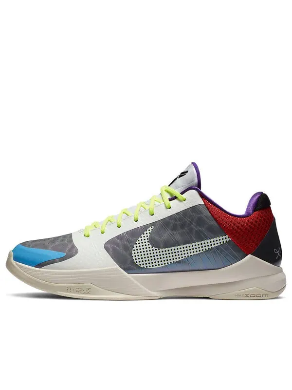 Кроссовки zoom kobe 5 protro Nike — изображение 1 из 4, белый/серый/зеленый