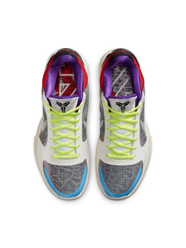 Кроссовки zoom kobe 5 protro Nike — изображение 4 из 4, белый/серый/зеленый
