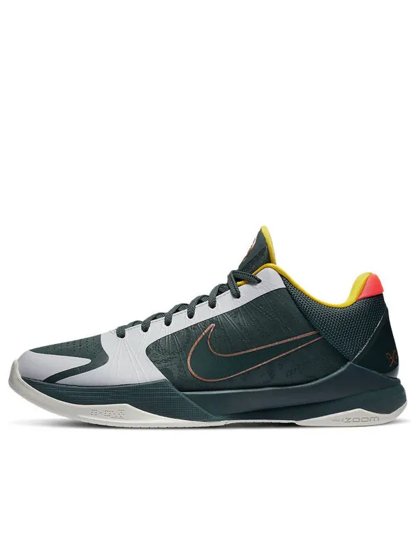 Кроссовки zoom kobe 5 protro Nike — изображение 1 из 4, серый/зеленый