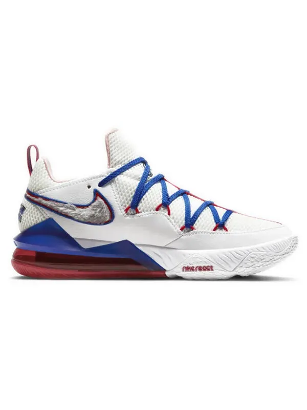 Кроссовки lebron 17 low ep 'tune squad' Nike — изображение 2 из 4, белый/белый/красный