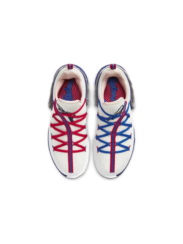 Кроссовки lebron 17 low ep 'tune squad' Nike — изображение 4 из 4, белый/белый/красный