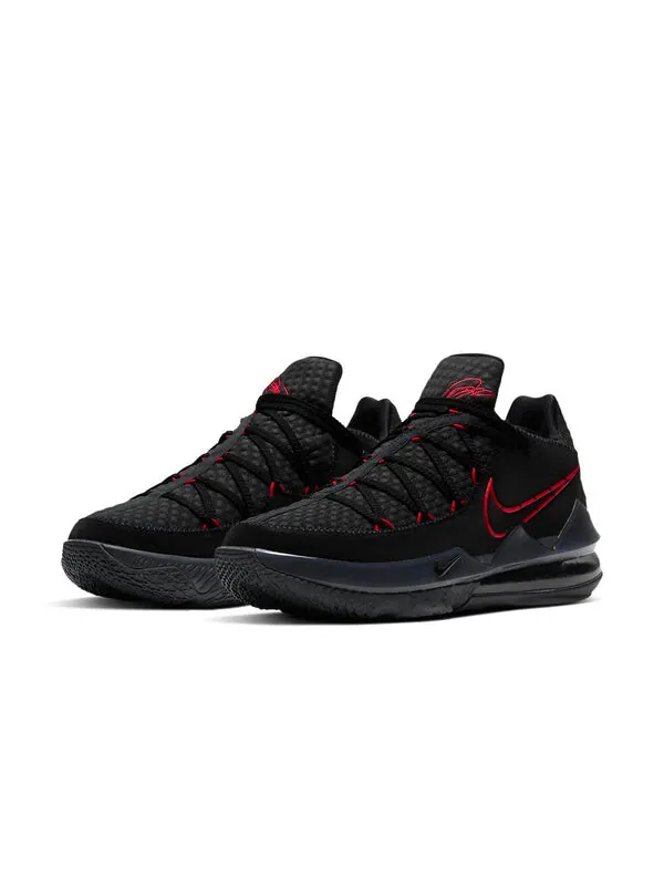 Кроссовки lebron 17 low 'bred' Nike — изображение 3 из 4, черный