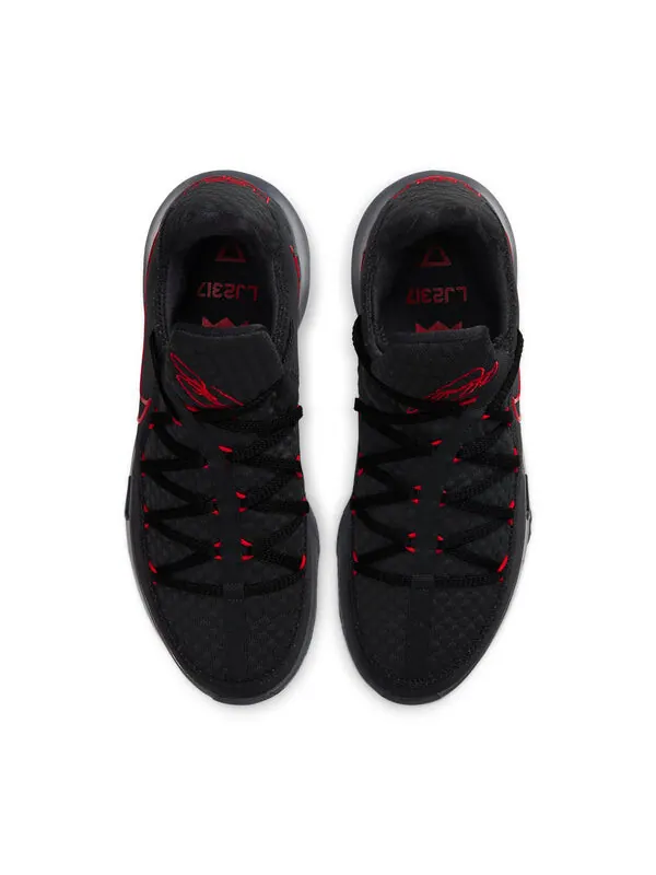 Кроссовки lebron 17 low 'bred' Nike — изображение 4 из 4, черный
