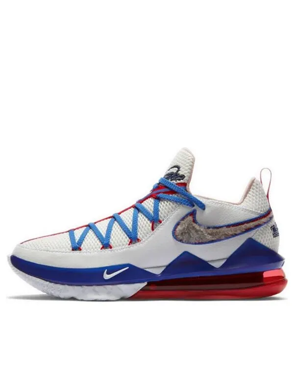 Кроссовки lebron 17 low 'tune squad' Nike — изображение 1 из 4, белый/синий/красный
