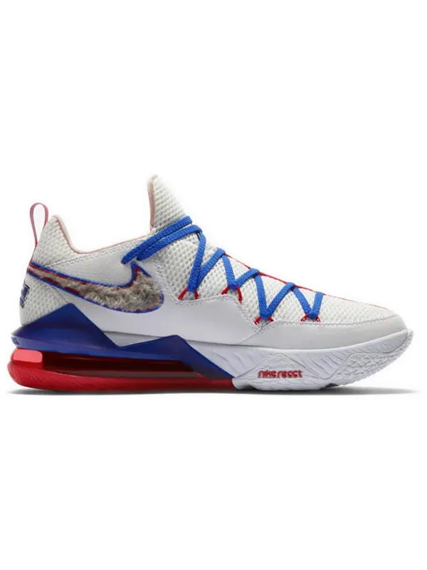 Кроссовки lebron 17 low 'tune squad' Nike — изображение 2 из 4, белый/синий/красный