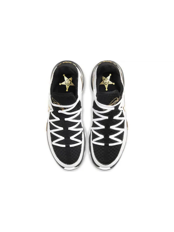 Кроссовки lebron 17 low 'metallic gold' Nike — изображение 4 из 4, белый