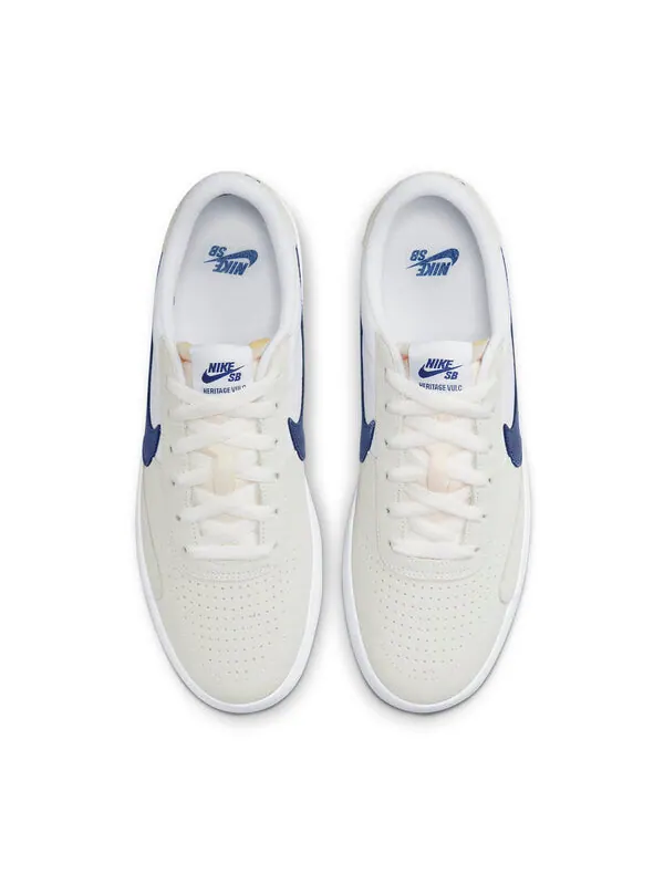 Кроссовки heritage vulc sb 'white deep royal blue' Nike — изображение 4 из 4, кремовый/белый/синий