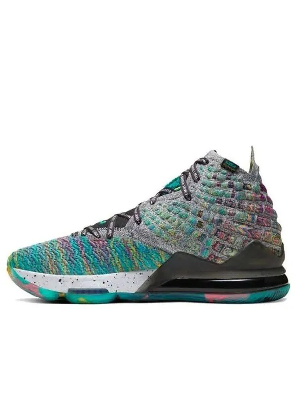 Кроссовки lebron 17 'i promise' Nike — изображение 1 из 4, серый/зеленый