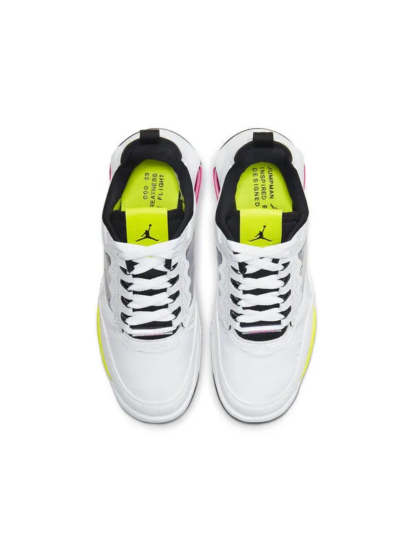 Кроссовки Air Jordan Air Max 200 — изображение 4 из 4, белый/желтый