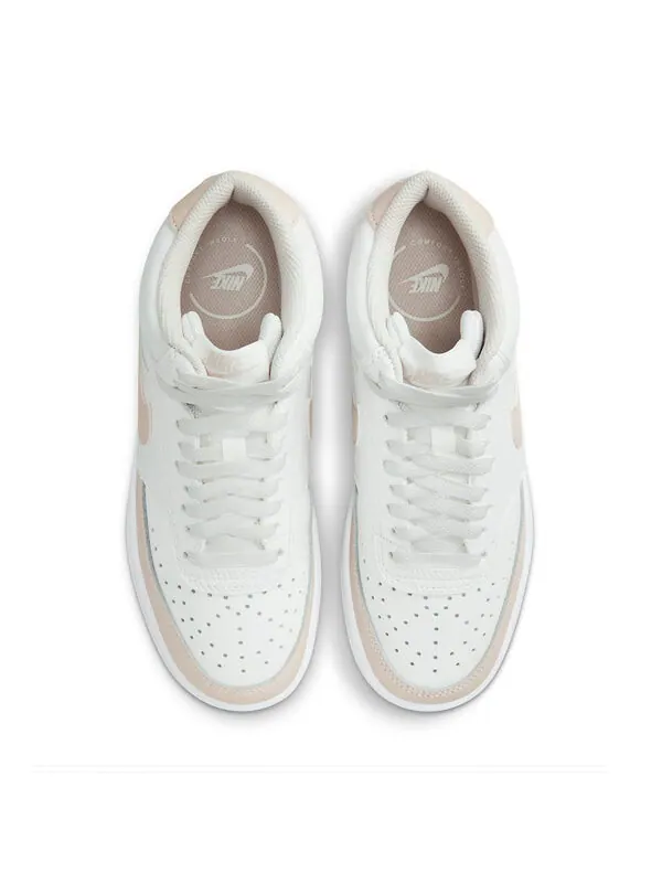 Кроссовки court vision mid 'white tan' Nike — изображение 4 из 4, белый/бежевый
