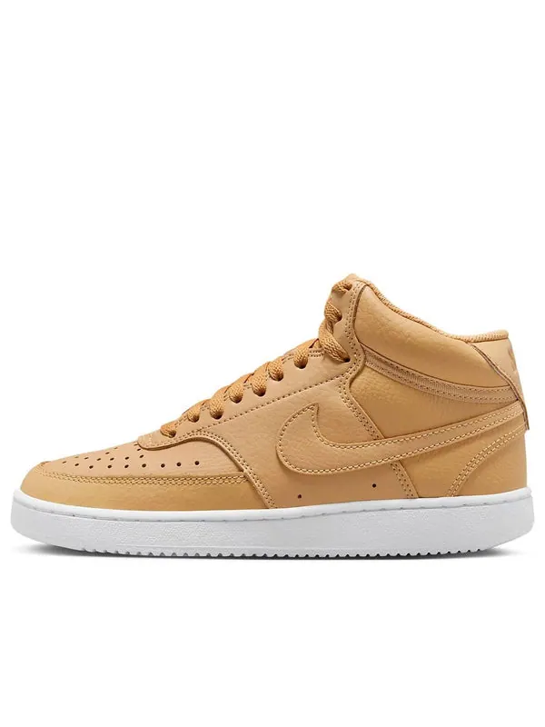 Кроссовки court vision mid wheat Nike — изображение 1 из 4, коричневый