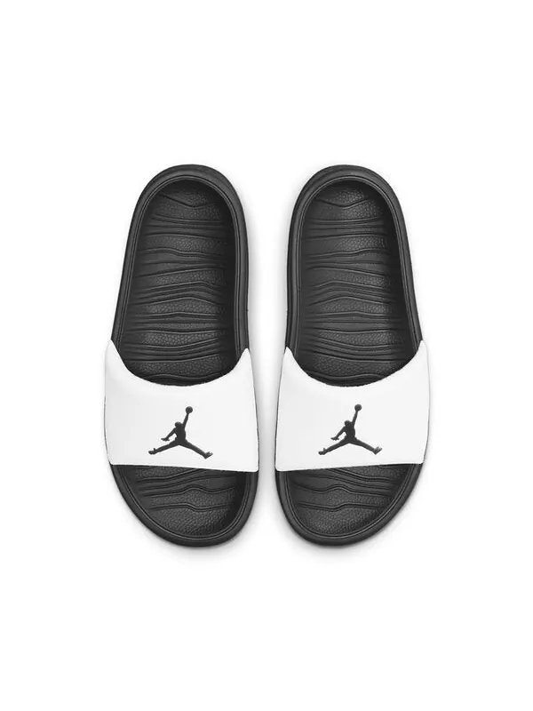 Тапочки break slide 'white black' Air Jordan — изображение 3 из 4, черный/белый