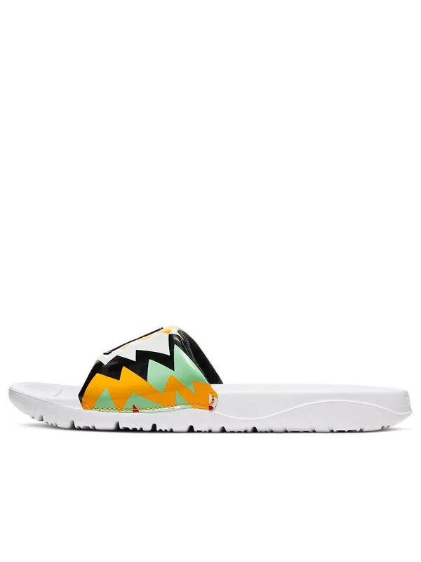 Тапочки break slide 'white multi-color' Air Jordan — изображение 1 из 4, белый