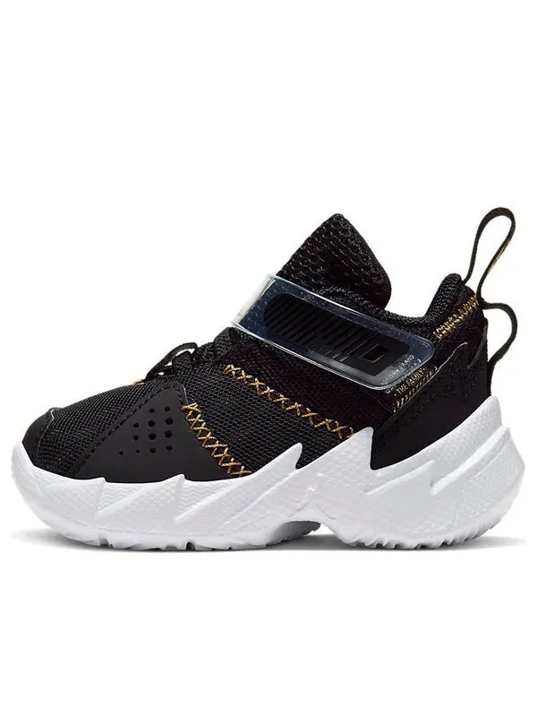 Кроссовки почему бы не zer0.3 bt Air Jordan — изображение 1 из 4, черный/золотистый