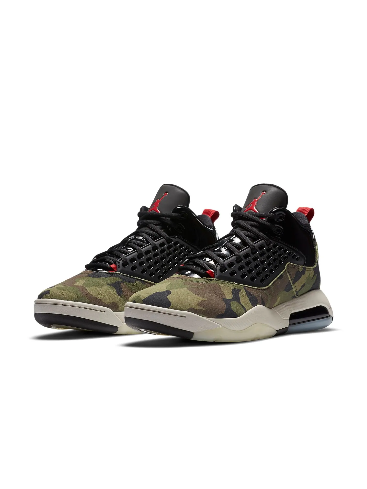 Кроссовки Air Jordan Maxin 200 "Камуфляж" — изображение 3 из 6, черный/зеленый