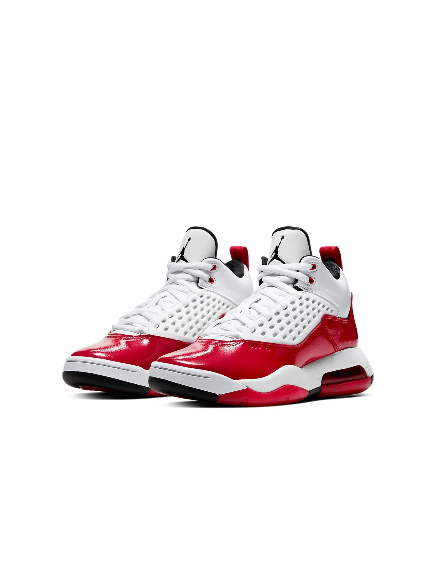 Кроссовки (GS) Air Jordan Maxin 200 'White Gym Red' — изображение 3 из 6, красный