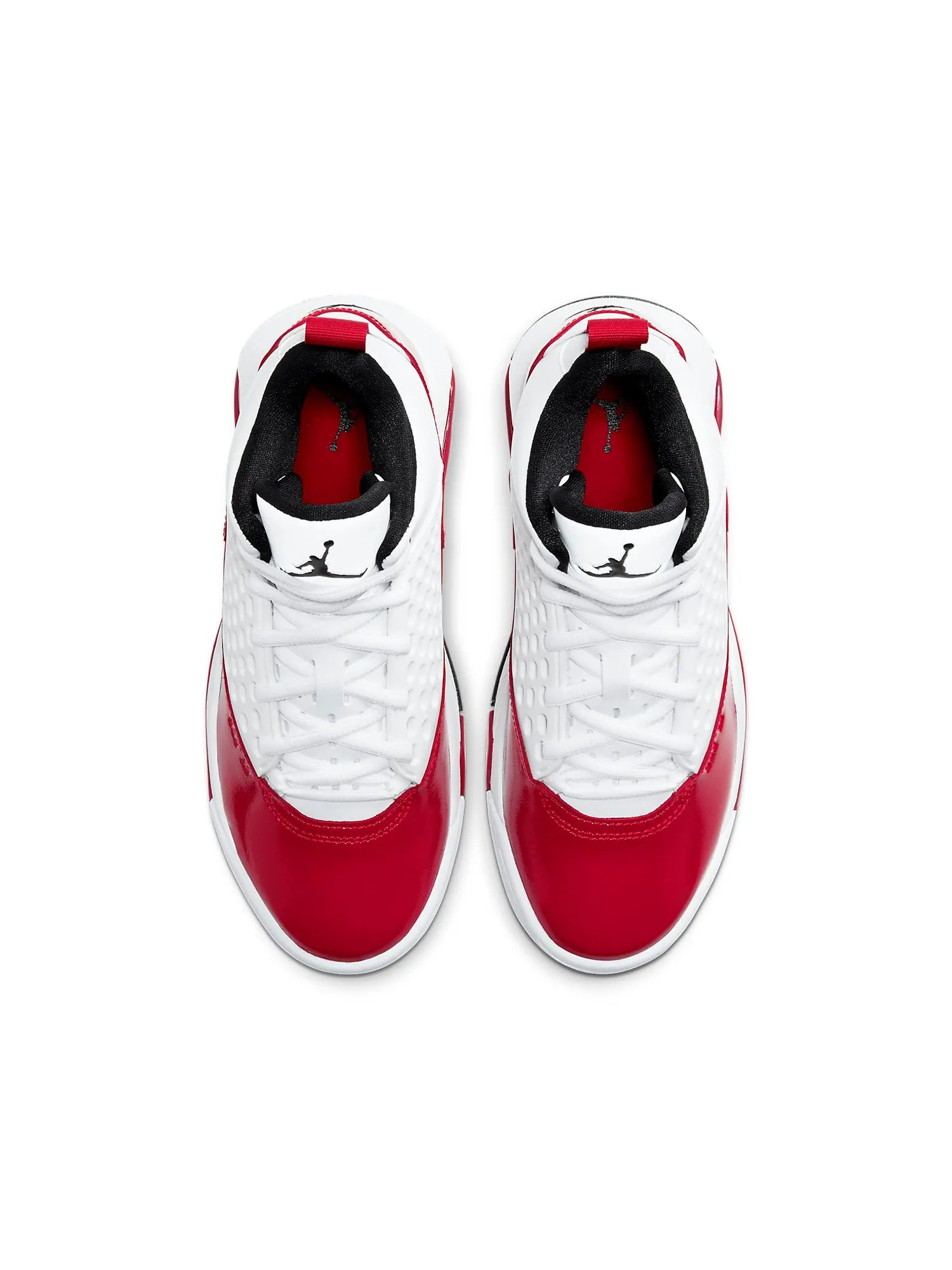 Кроссовки (GS) Air Jordan Maxin 200 'White Gym Red' — изображение 4 из 6, красный