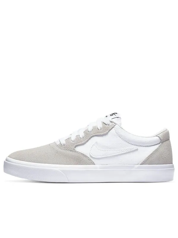 Кроссовки chron solarsoft sb 'grey white' Nike — изображение 1 из 4, серый/белый