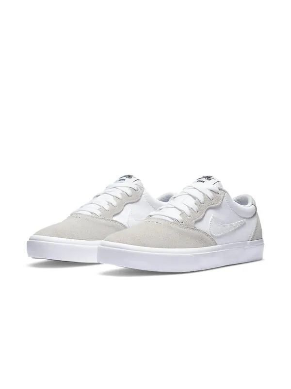Кроссовки chron solarsoft sb 'grey white' Nike — изображение 3 из 4, серый/белый