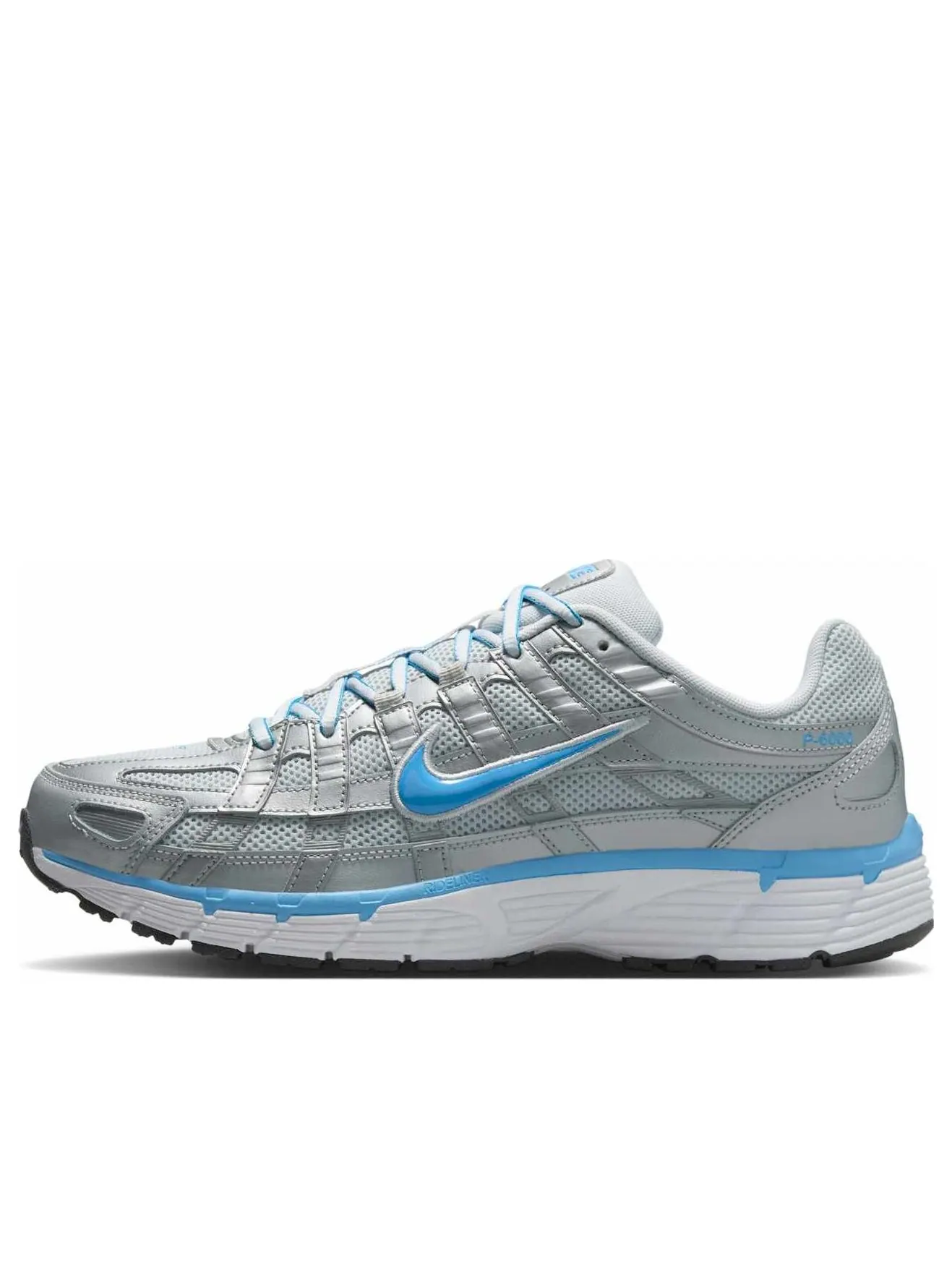 Кроссовки Nike P-6000 'Metallic Platinum University Blue' — изображение 1 из 6, серый