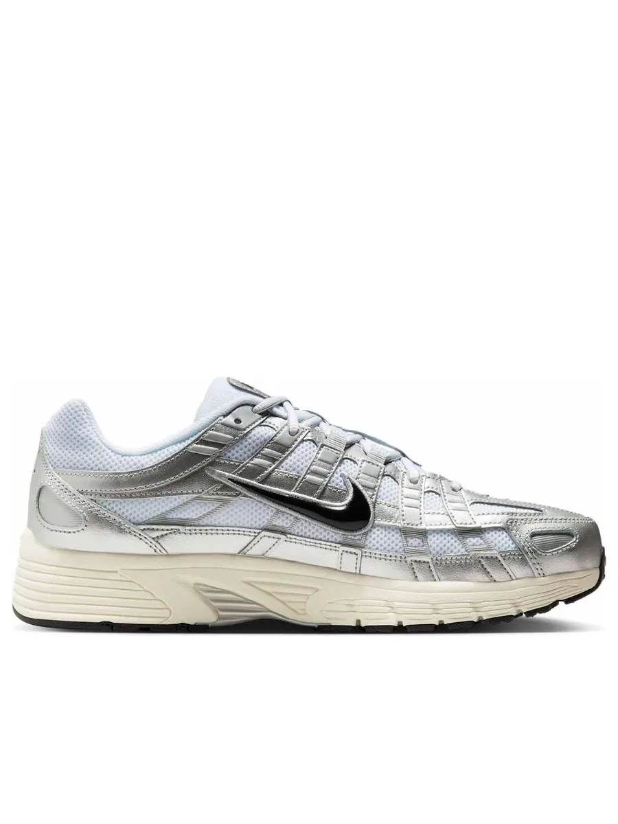 Кроссовки Nike P-6000 'White Metallic Silver Flat Silver' — изображение 2 из 6, белый