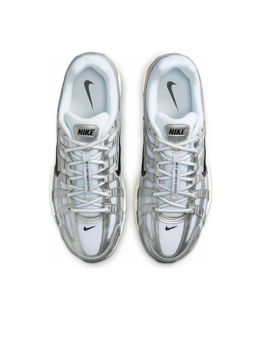 Кроссовки Nike P-6000 'White Metallic Silver Flat Silver' — изображение 4 из 6, белый