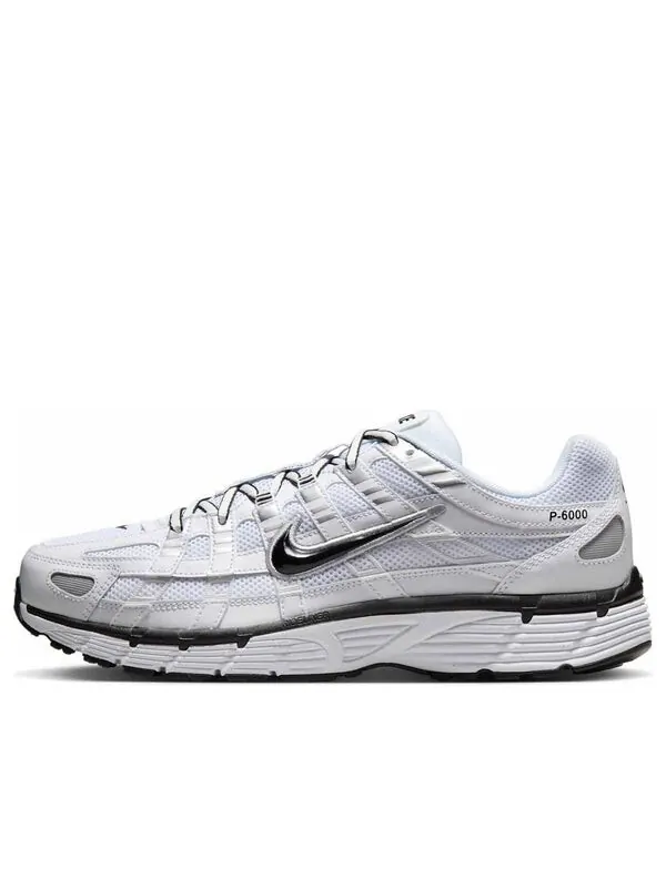 Кроссовки p-6000 'white metallic silver black' Nike — изображение 1 из 4
