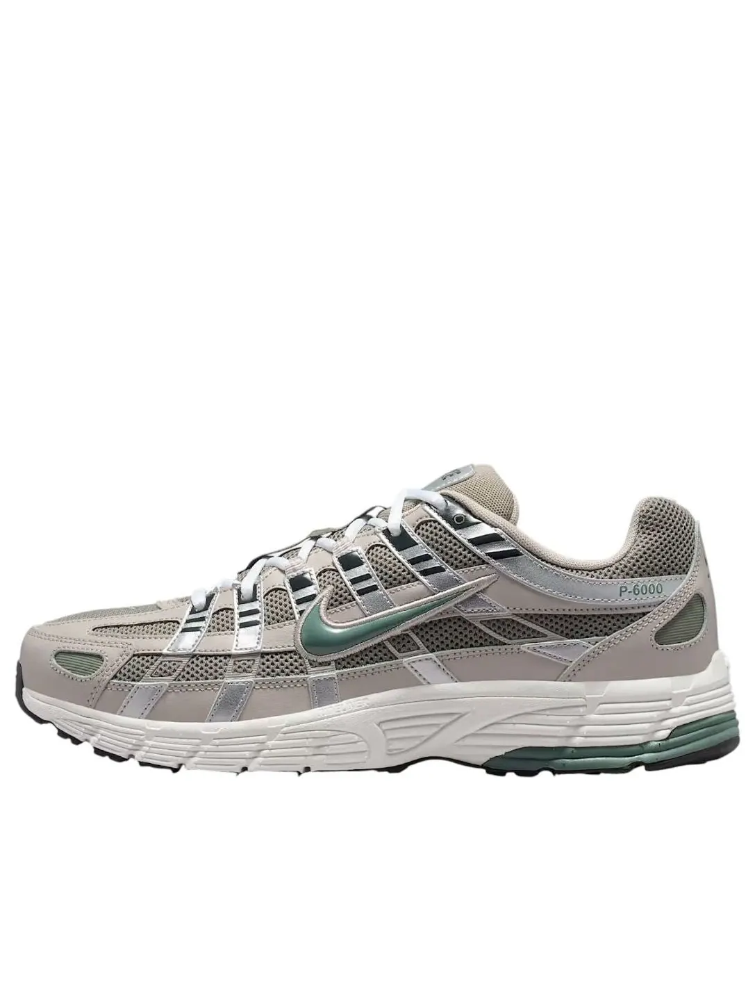 Кроссовки Nike P-6000 'Cream 2 Anthracite Metallic Silver' — изображение 1 из 5, коричневый