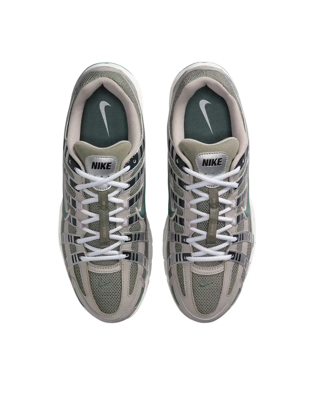 Кроссовки Nike P-6000 'Cream 2 Anthracite Metallic Silver' — изображение 3 из 5, коричневый