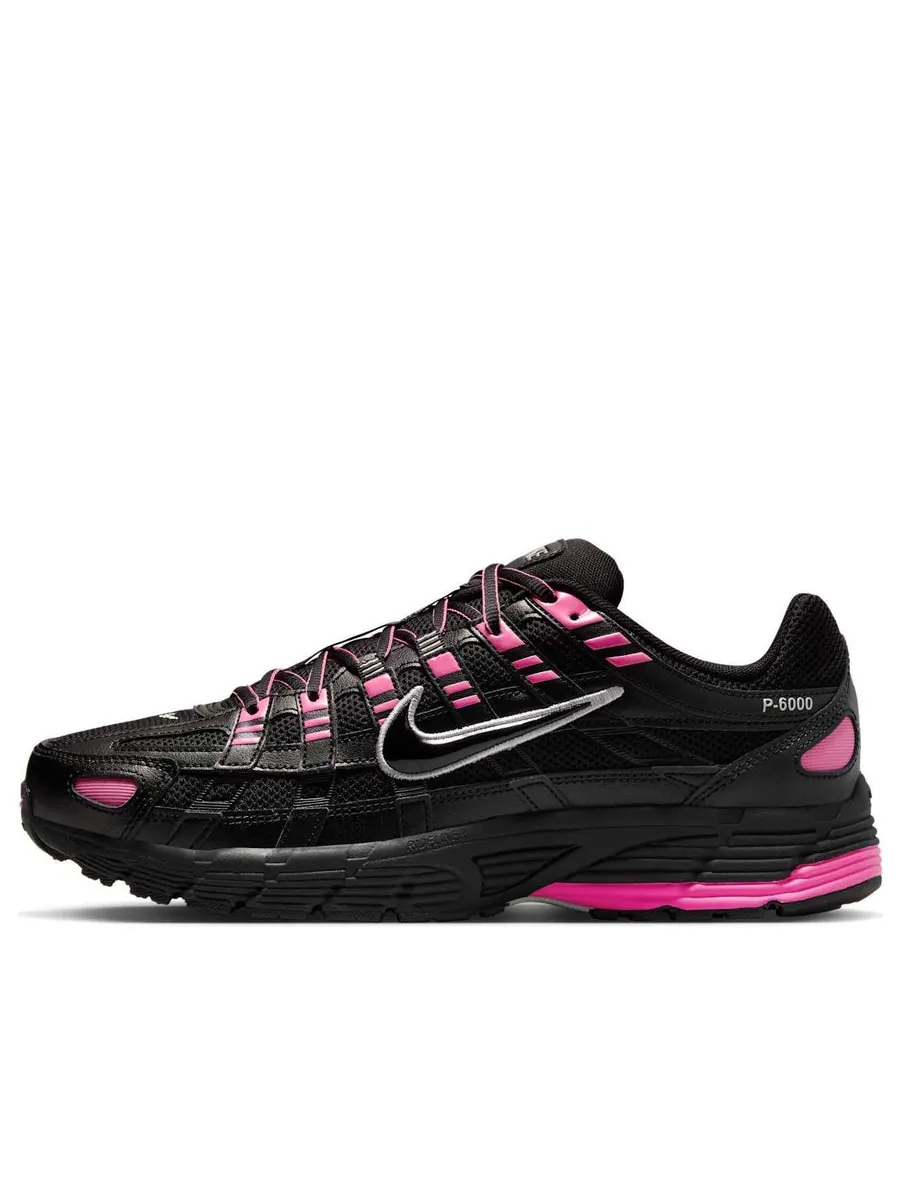 Кроссовки Nike P-6000 'Pink Blast Metallic Silver Black' — изображение 1 из 6, черный