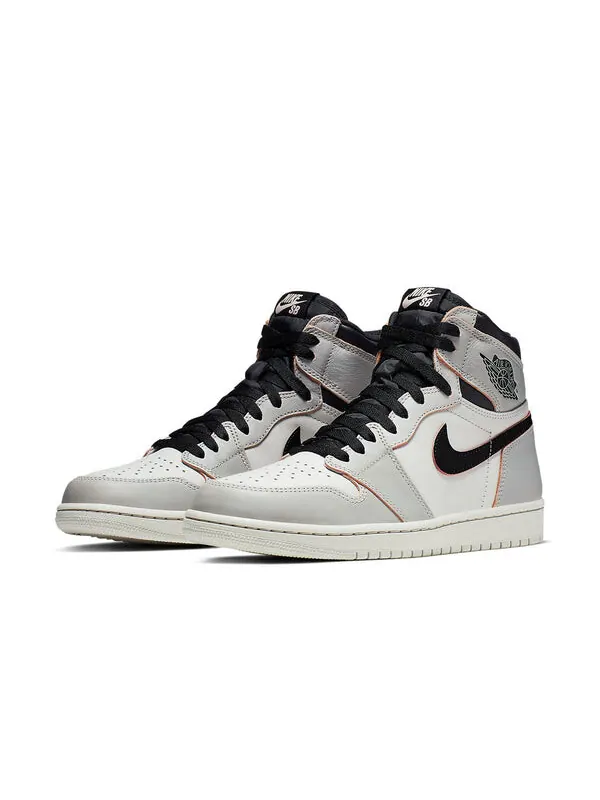 Кроссовки 1 ретро высокие sb Air Jordan — изображение 3 из 4, светлый/черный--розовый