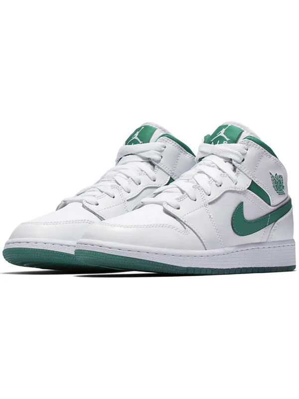Кроссовки 1 средний se gc Air Jordan — изображение 2 из 4, белый/зеленый
