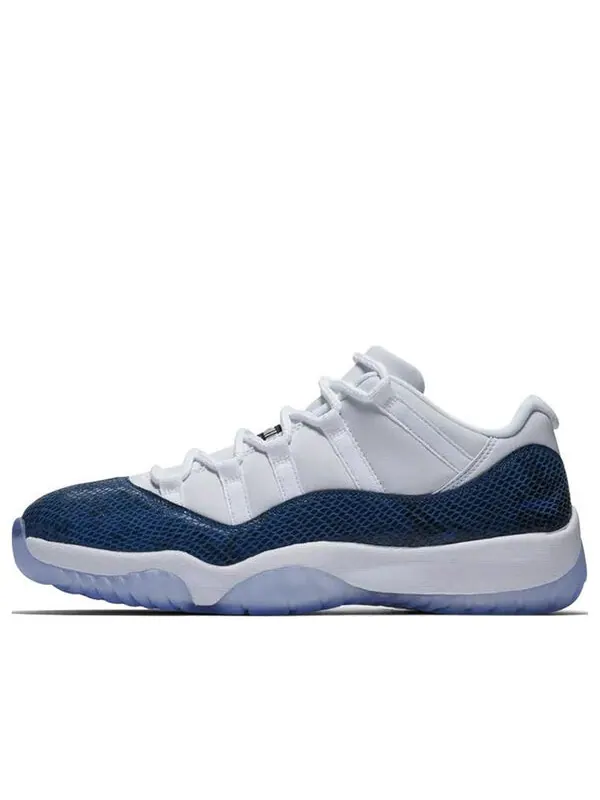 Кроссовки 11 ретро низкие Air Jordan — изображение 1 из 4, белый/черный/темно-синий