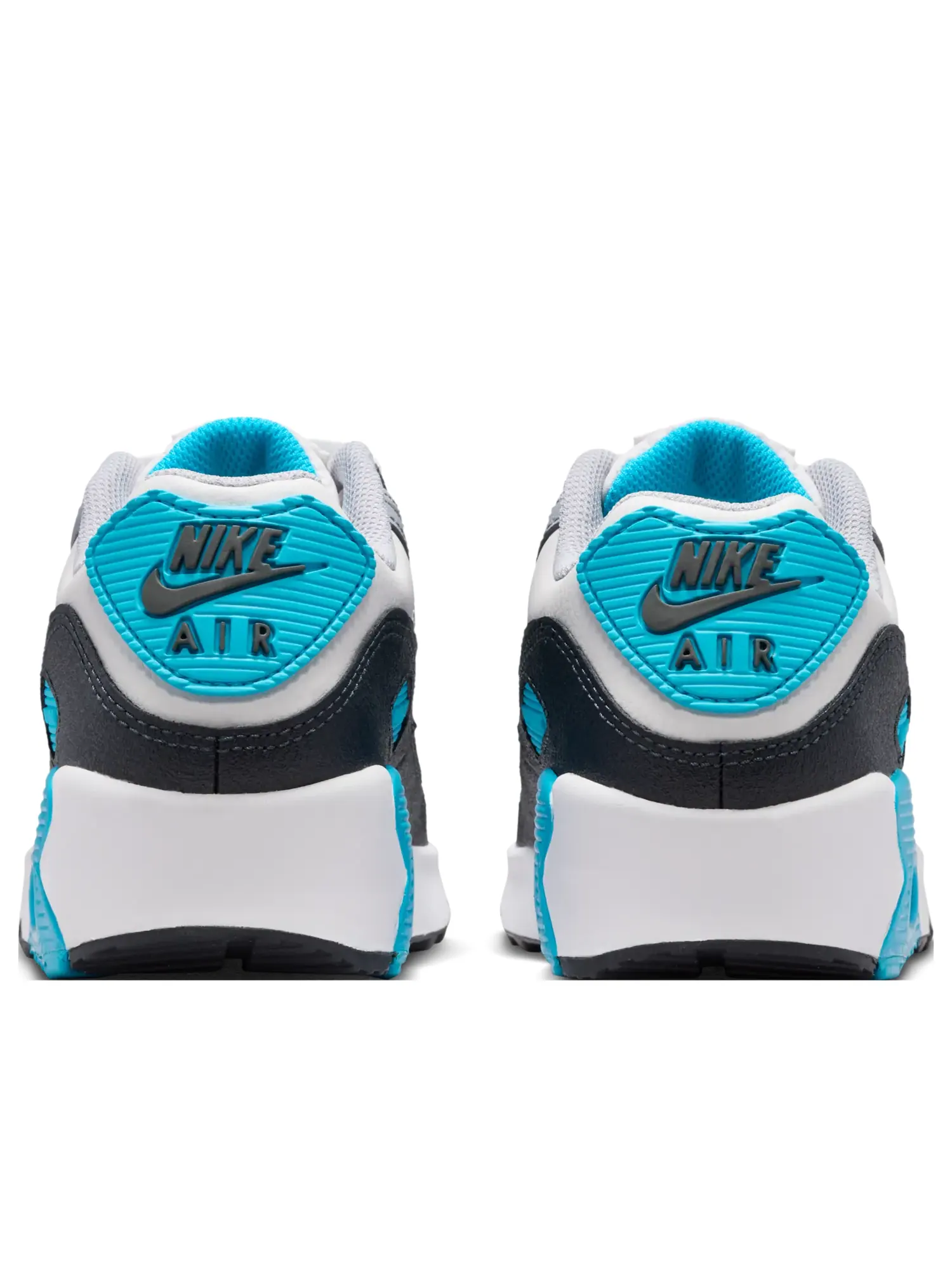 Кроссовки (GS) Nike Air Max 90 LTR 'Platinum Tint Blue Lightning' — изображение 3 из 6, серый