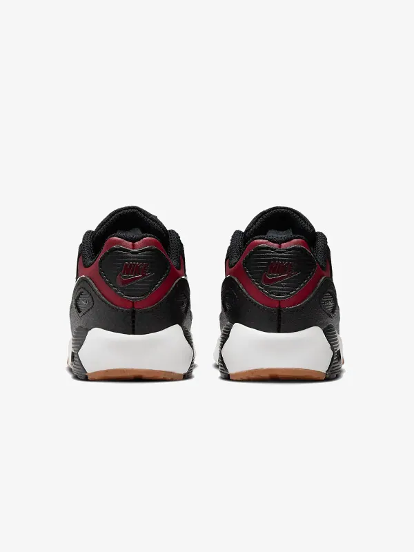 Кроссовки Nike Air Max 90 — изображение 3 из 4, черный/белый/бордовый