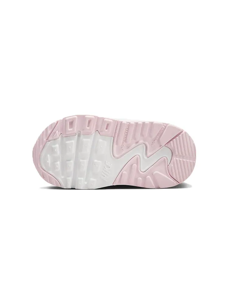 Кроссовки Nike Air Max 90 — изображение 6 из 6, белый/розовый
