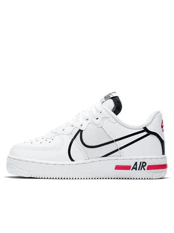 Кроссовки air force 1 реагировать Nike — изображение 1 из 4, белый/черный