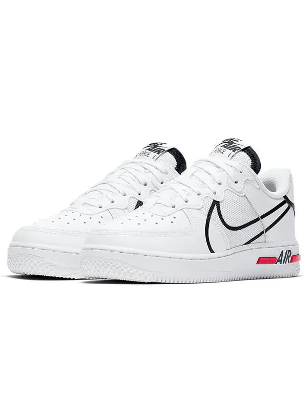 Кроссовки air force 1 реагировать Nike — изображение 3 из 4, белый/черный