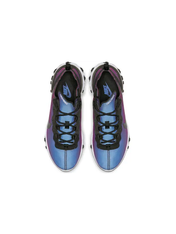 Кроссовки react element 55 премиум Nike — изображение 4 из 4, черный--белый
