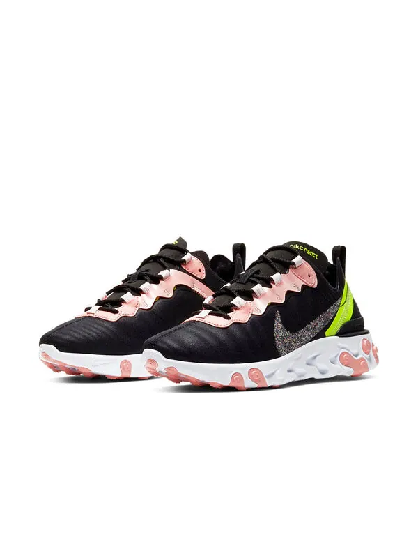 Кроссовки react element 55 премиум Nike — изображение 3 из 4, черный