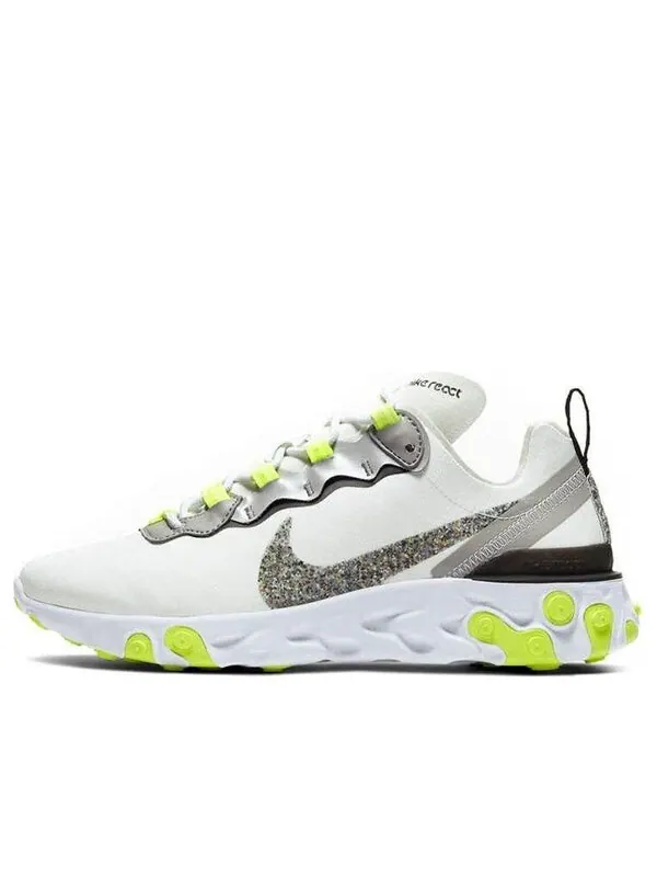 Кроссовки react element 55 prm Nike — изображение 1 из 4, белый/серый-черный