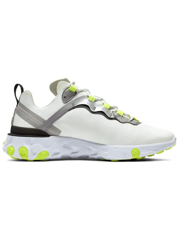 Кроссовки react element 55 prm Nike — изображение 2 из 4, белый/серый-черный
