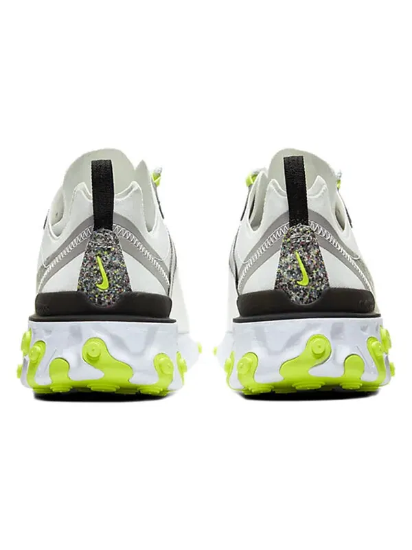 Кроссовки react element 55 prm Nike — изображение 4 из 4, белый/серый-черный