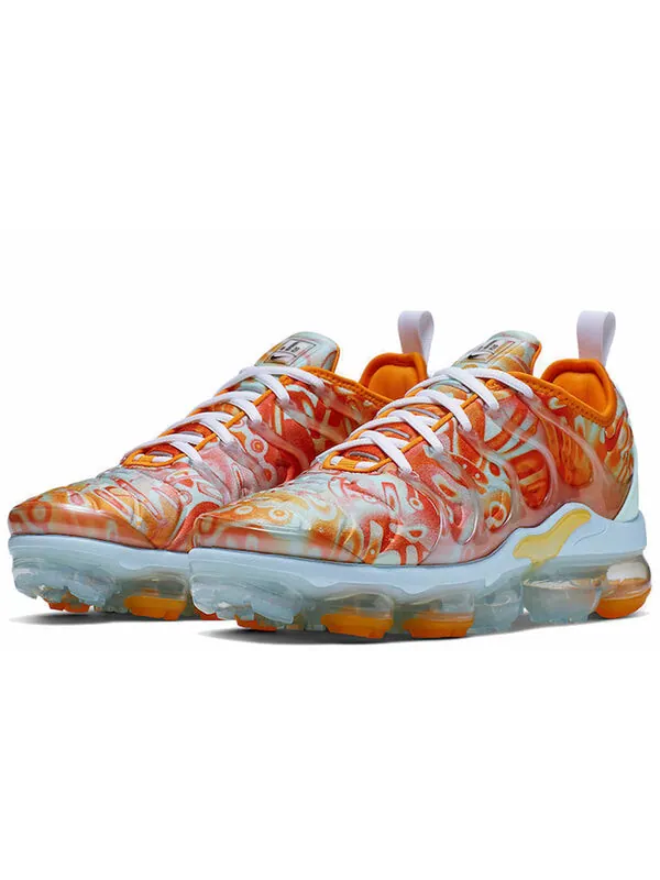 Кроссовки air vapormax plus Nike — изображение 2 из 4, белый/оранжевый