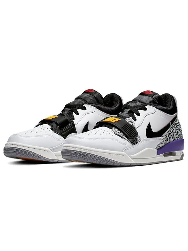 Кроссовки Legacy 312 низкие Air Jordan — изображение 3 из 4, белый/красный-черный