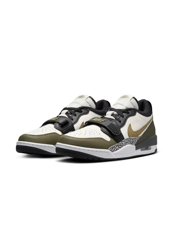 Кроссовки legacy 312 low 'sail medium olive' Air Jordan — изображение 3 из 4, оливковый/черный/серый