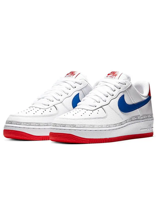 Кроссовки air force 1 низкие Nike — изображение 3 из 4, красный/синий/белый
