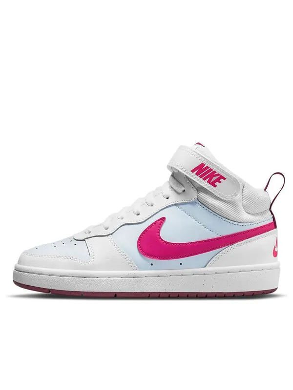 Кроссовки суд боро мид 2 Nike — изображение 1 из 4, белый/синий/розовый